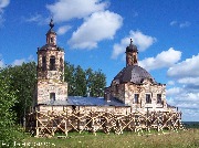 Кировская область, Лузский район, д. Вымская (Егошинская), Благовещенская церковь (1857).
